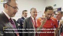Cumhurbaşkanı Erdoğan, Milli Takım'ı telefonla tebrik etti