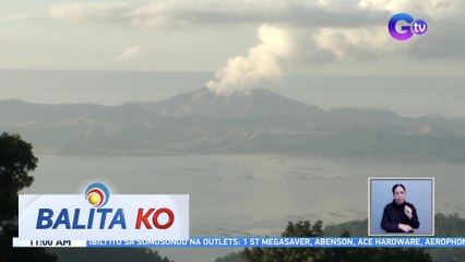 Asupreng ibinuga ng Bulkang Taal kahapon, pinakamarami ngayong taon | BK