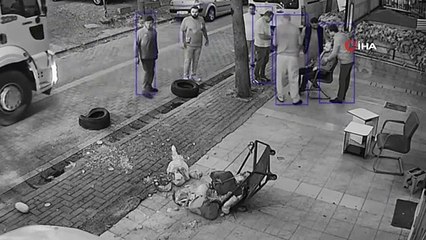 La corde transportant de la nourriture s'est cassée à Esenyurt, l'homme a failli mourir