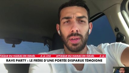 Rave party : le frère d'une portée disparue témoigne