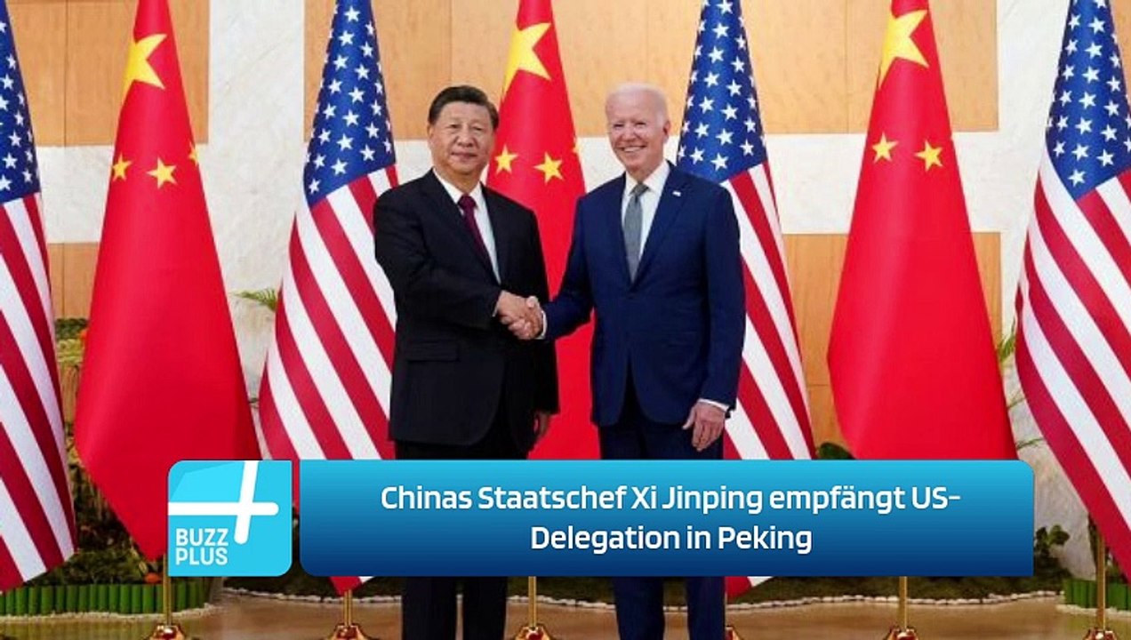 Chinas Staatschef Xi Jinping empfängt US-Delegation in Peking