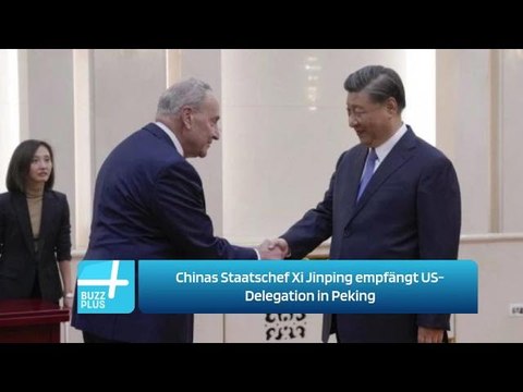Chinas Staatschef Xi Jinping empfängt US-Delegation in Peking