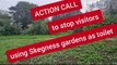 Action call to stop visitors using Skegness seafront gardens as toilet