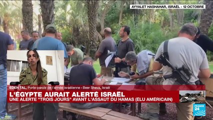 Attaques du Hamas sur Israël : "l’armée se prépare"