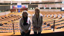 Gómez se reúne en el Europarlamento con Maestre y analiza políticas medioambientales de la UE