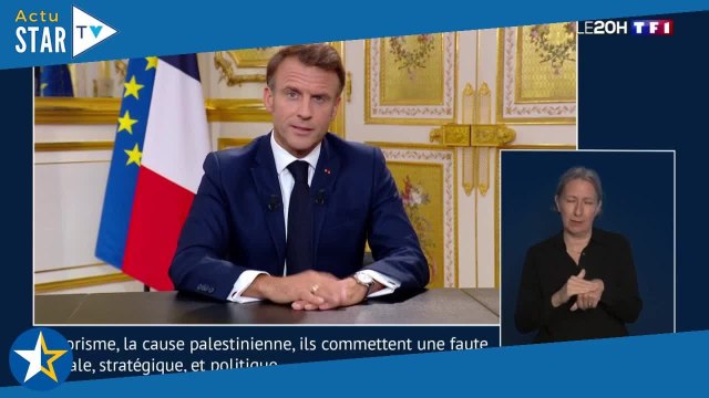 Attaque en Israël Emmanuel Macron à deux doigts d’un terrible lapsus lors de son allocution