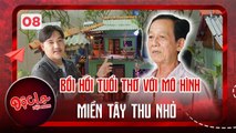 Độc Lạ Việt Nam 8  Độc đáo mô hình nhà xưa Miền Tây làm từ phế liệu
