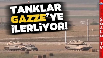 SON DAKİKA Tanklar Kara Harekatı İçin Gazze'ye İlerliyor! İsrail 24 Saat Süre Vermişti