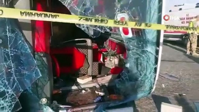 Şanlıurfa’da 1 kişinin öldüğü, 14 kişinin yaralandığı otobüs kazasının görüntüleri ortaya çıktı