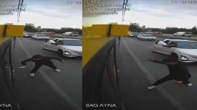 Bağcılar'da yol verme kavgası: İETT otobüs şoförüne bıçakla saldırdı