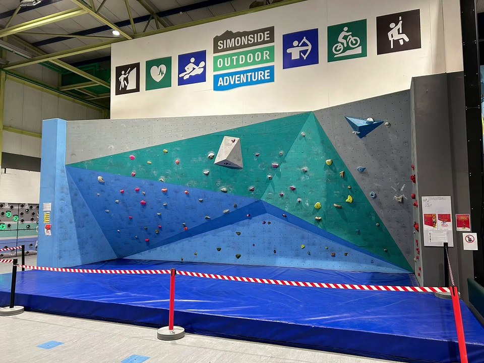 Inside Simonside Climbing Wall as Simonside Outdoor Adventure ...