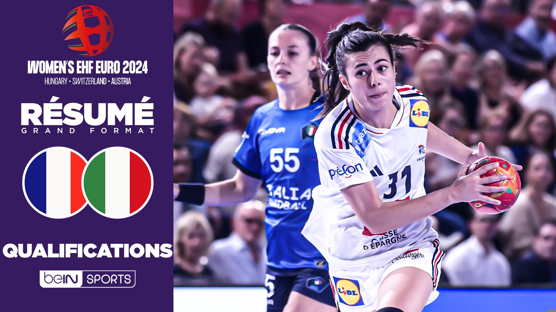 Qualifs Euro 2024 Les Bleues écrasent les Italiennes ! beIN SPORTS