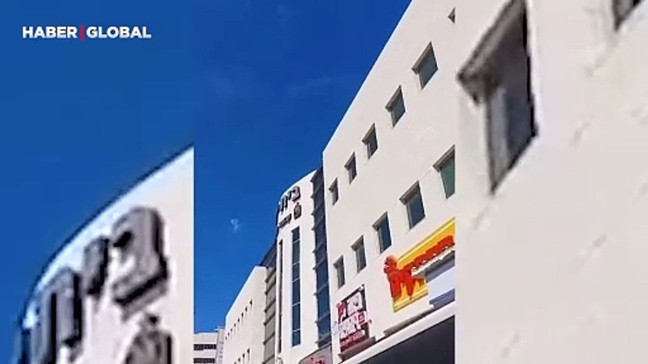 İsrail şehri Aşkelon'a 150 roket fırlatıldı! İşte o görüntüler