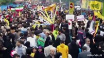 A Teheran migliaia in piazza in sostegno dei palestinesi
