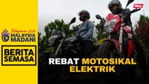 Rebat sehingga RM2,400 kepada pembeli motosikal elektrik
