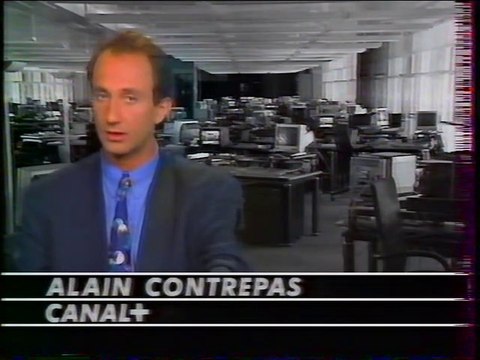 Canal + - 6 Octobre 1994 - Jingles, flash infos (Alain Contrepas)