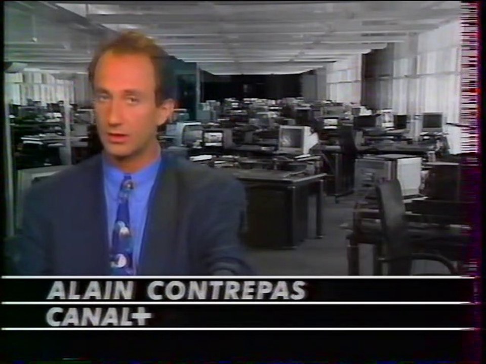 Canal + - 6 Octobre 1994 - Jingles, flash infos (Alain Contrepas)