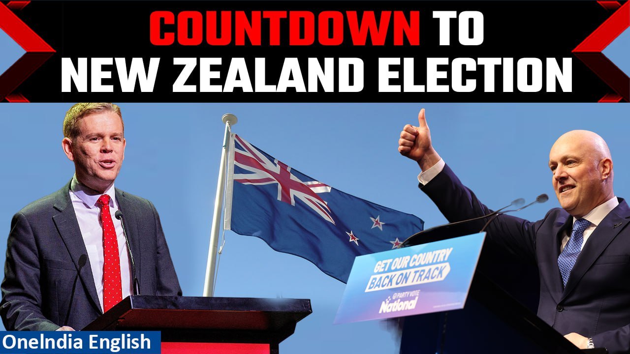 New Zealand election final voting day on Oct 14...