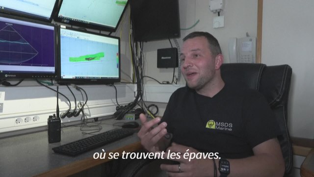 Au large de Dunkerque, à la recherche des épaves de la Seconde Guerre mondiale