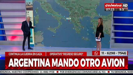Guerra en Medio Oriente: Argentina envió otro avión de rescate