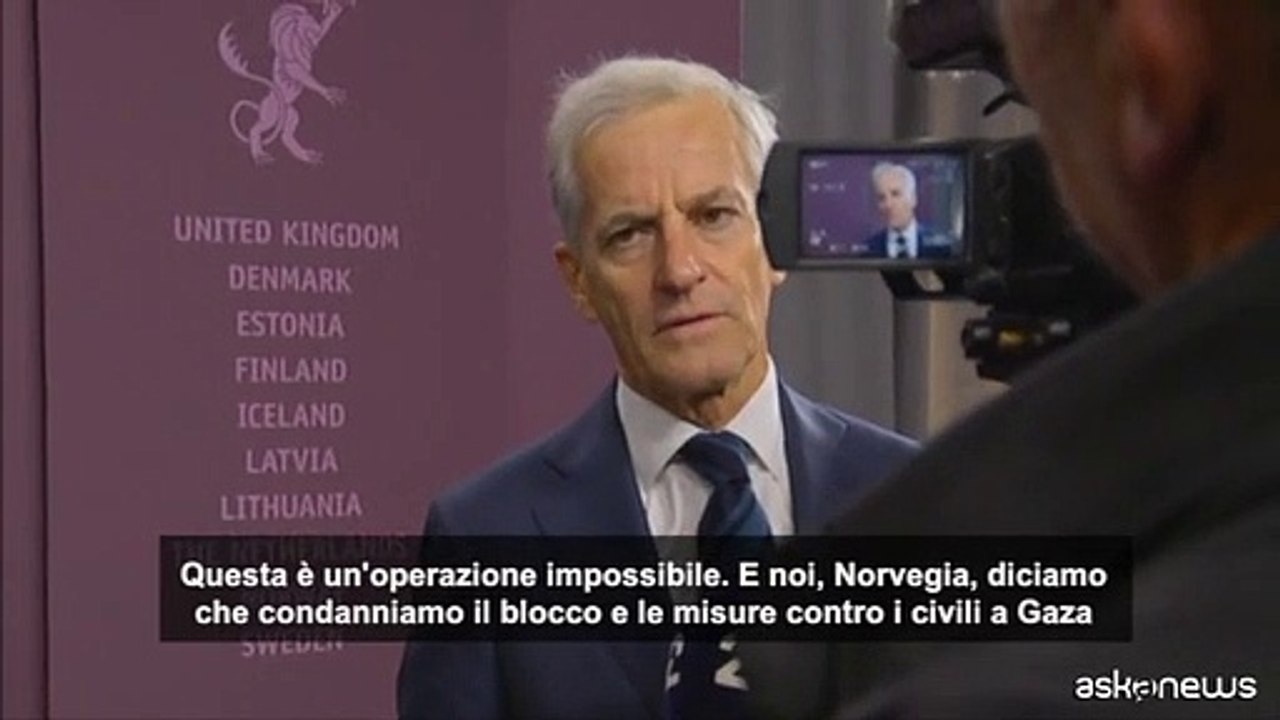 Norvegia condanna il blocco e le misure contro i civili di Gaza