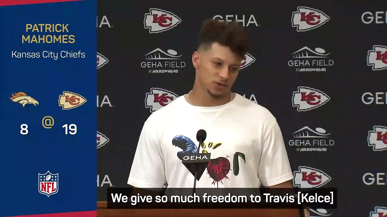 Kelce can do anything except pitch the ball! - Mahomes