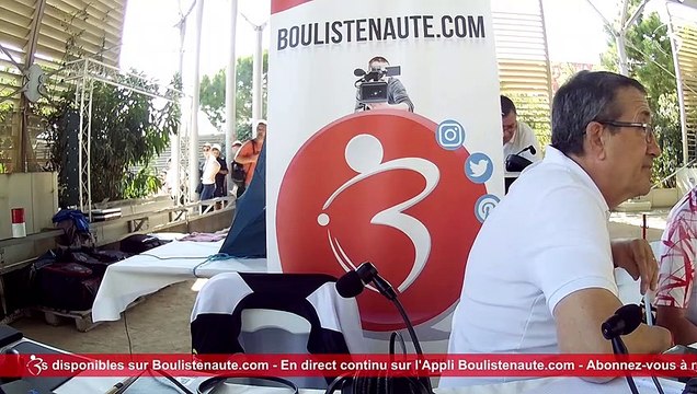 3e tour Swiss System FRANCE vs ESPAGNE WebTV Monaco : Championnat d'Europe de pétanque Espoirs 2023