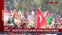 Gazze'deki şehitler için gıyabi cenaze namazı