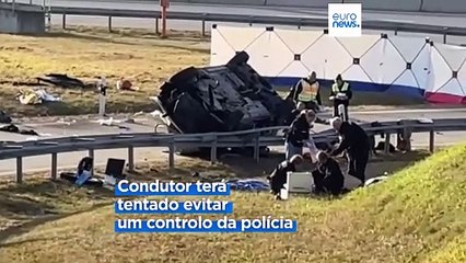 Acidente com miniautocarro que transportava migrantes faz sete mortos