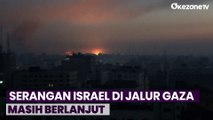 Jalur Gaza Luluh Lantak Akibat Serangan Udara Israel