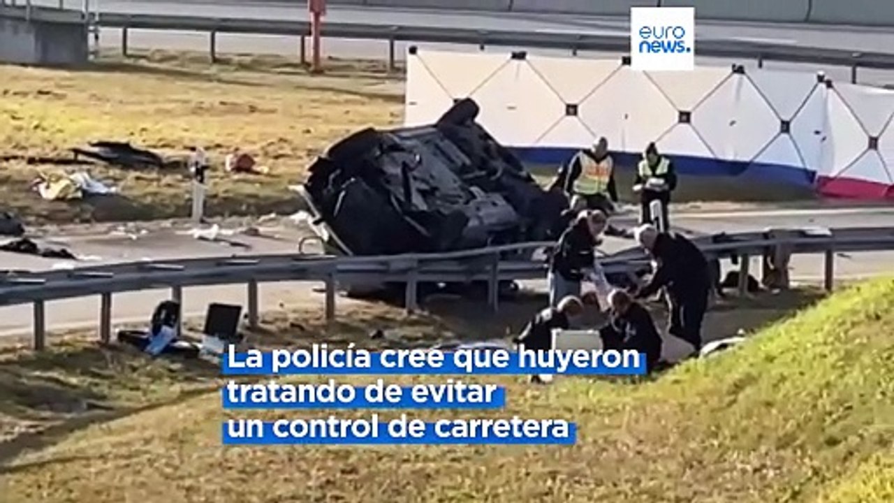 Siete migrantes muertos en un accidente al inte...