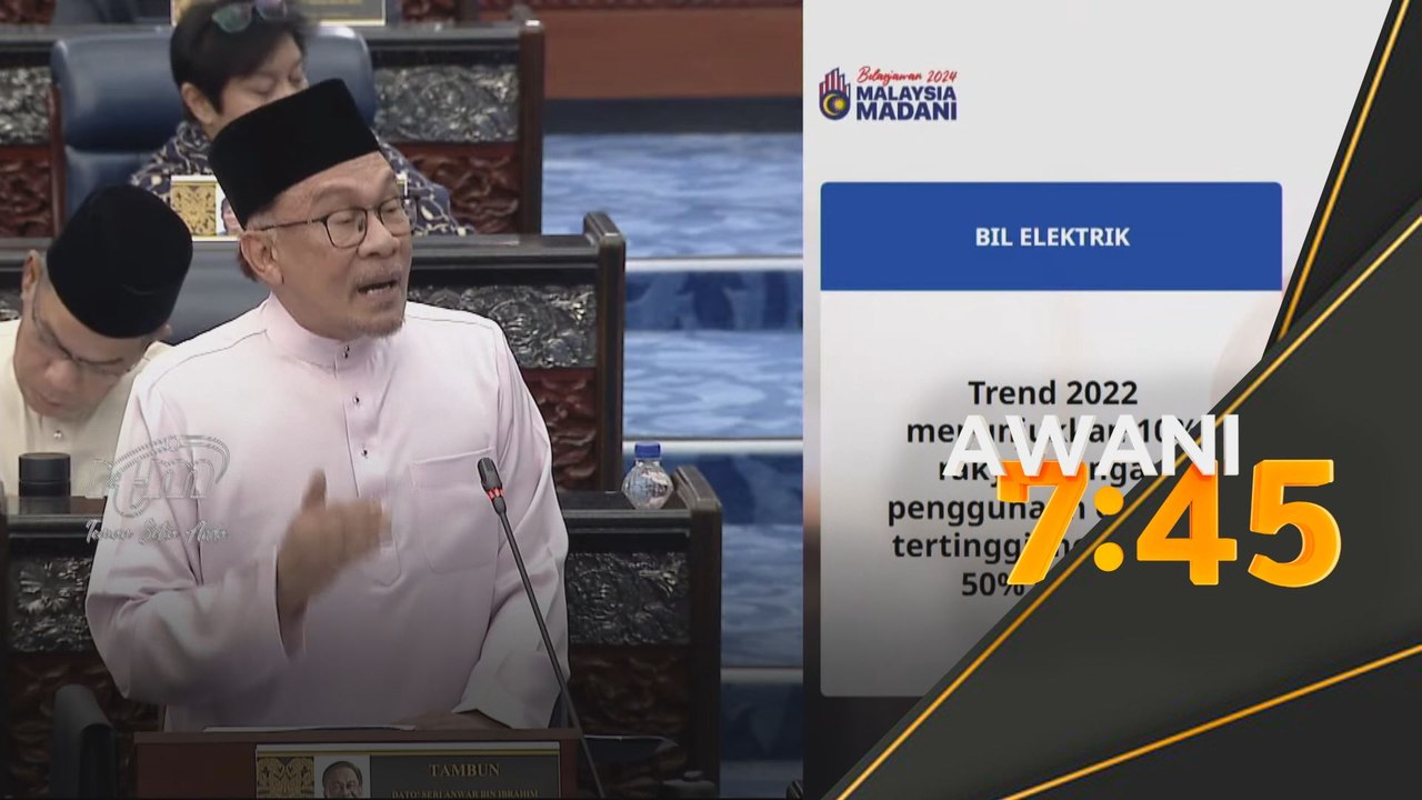 Belanjawan 2024: Rebat elektrik RM40 sebulan kepada miskin tegar