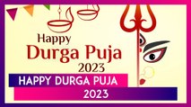 Durga Puja 2023 Greetings: WhatsApp Messages and HD Images To Celebrate Pujo With Loved Ones