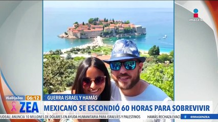 Mexicano en Israel se escondió 60 horas para sobrevivir al ataque de Hamás