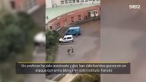 Un profesor asesinado y dos heridos graves en un ataque con arma blanca en un instituto francés