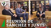 Pedro Sánchez se reúne con Miriam Nogueras (Junts) en el Congreso de cara a la investidura