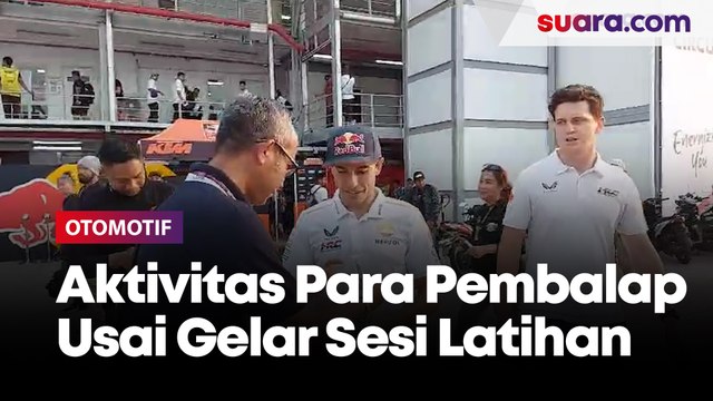 Penampilan Para Pembalap MotoGP Usai Sesi Latihan di Sirkuit Mandalika