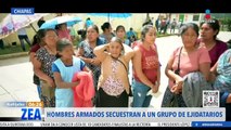 Hombres armados secuestran a un grupo de ejidatarios en Chiapas
