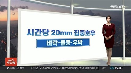 [생활날씨] 주말 국지성 호우…벼락·돌풍·우박 주의