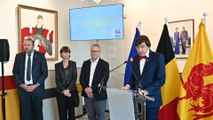Bouli Lanners officiellement fait Commandeur du Mérite wallon à Namur