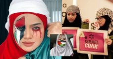 3 Pempengaruh Hijabi Tayang Solidariti Selamatkan Palestin