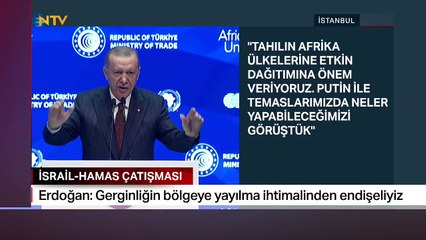 Dernière minute! Président Erdoğan : Nous sommes préoccupés par la propagation des tensions entre Israël et la Palestine dans la région