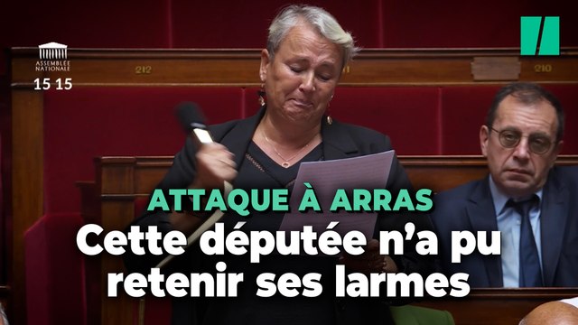 Attaque au couteau à Arras : cette députée, ancienne enseignante, fond en larmes