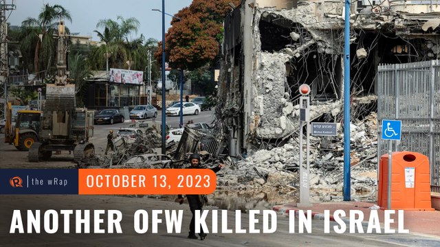 Another Filipino worker confirmed killed in Israel-Hamas war