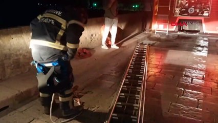 Un chaton bloqué à Edirne a été sauvé par les pompiers