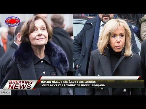 Macha Méril très émue : les larmes yeux devant la tombe de Michel Legrand