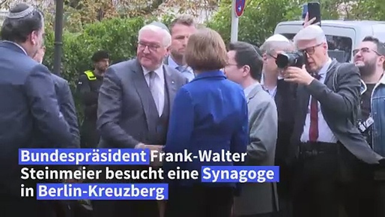Bundespräsident Steinmeier ruft zur Solidarität mit Juden auf