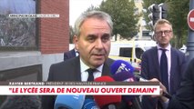 Xavier Bertrand : «Il était important que le président de la République puisse prendre du temps avec les familles et avec l’ensemble de la communauté éducative»