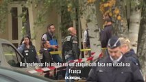 Um professor foi morto em um ataque com faca em escola na França