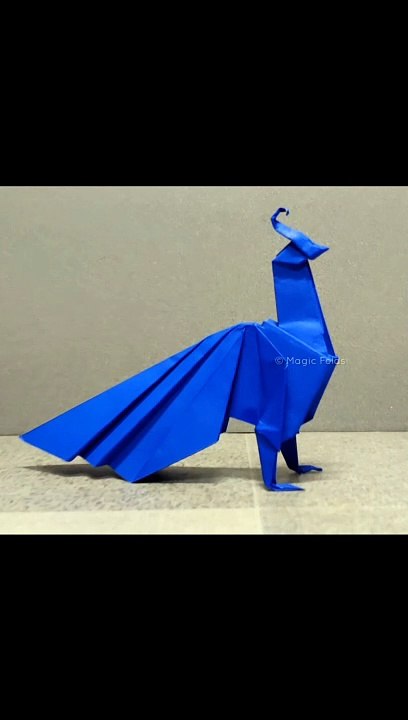 Origami Peacock